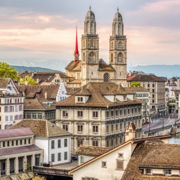 Private jet to Zurich